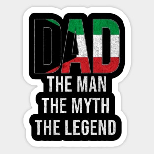 Kuwaiti Dad The Man The Myth The Legend - Gift for Kuwaiti Dad With Roots From Kuwaiti Sticker